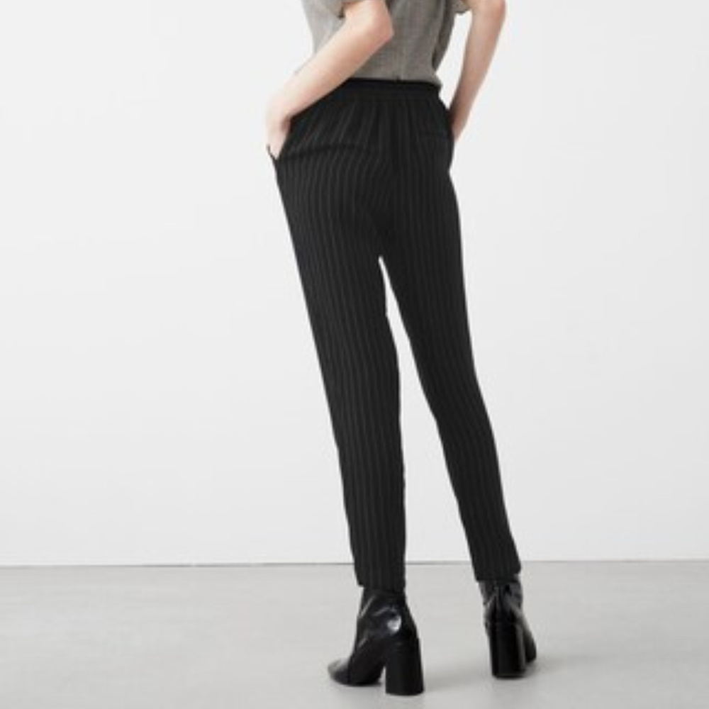 NWT mango suit pantalon frank printed baggy pants - Picture 2 of 4